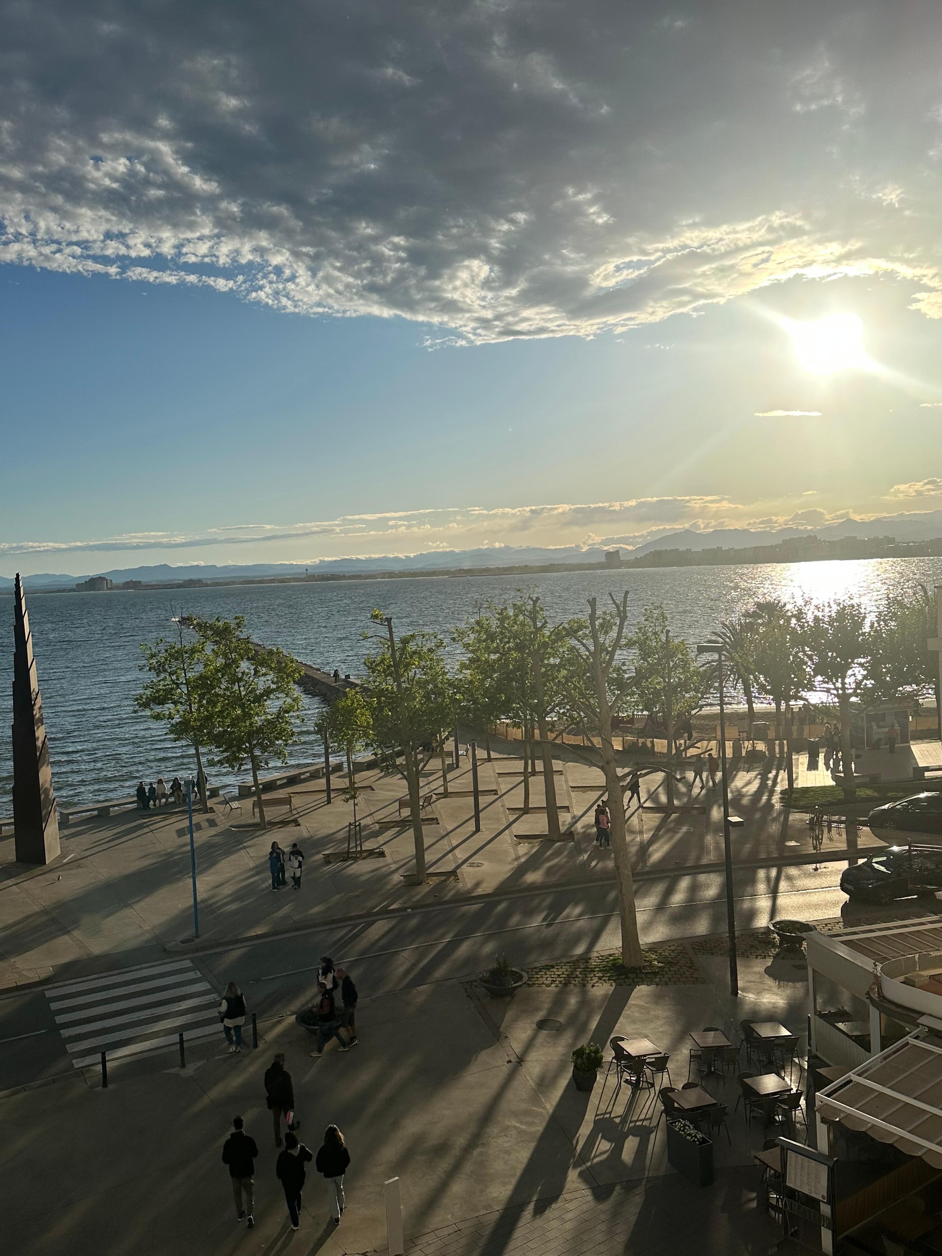 View from one of the bedroom balconies 