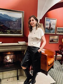 Gemütlichkeit im Kaminzimmer.