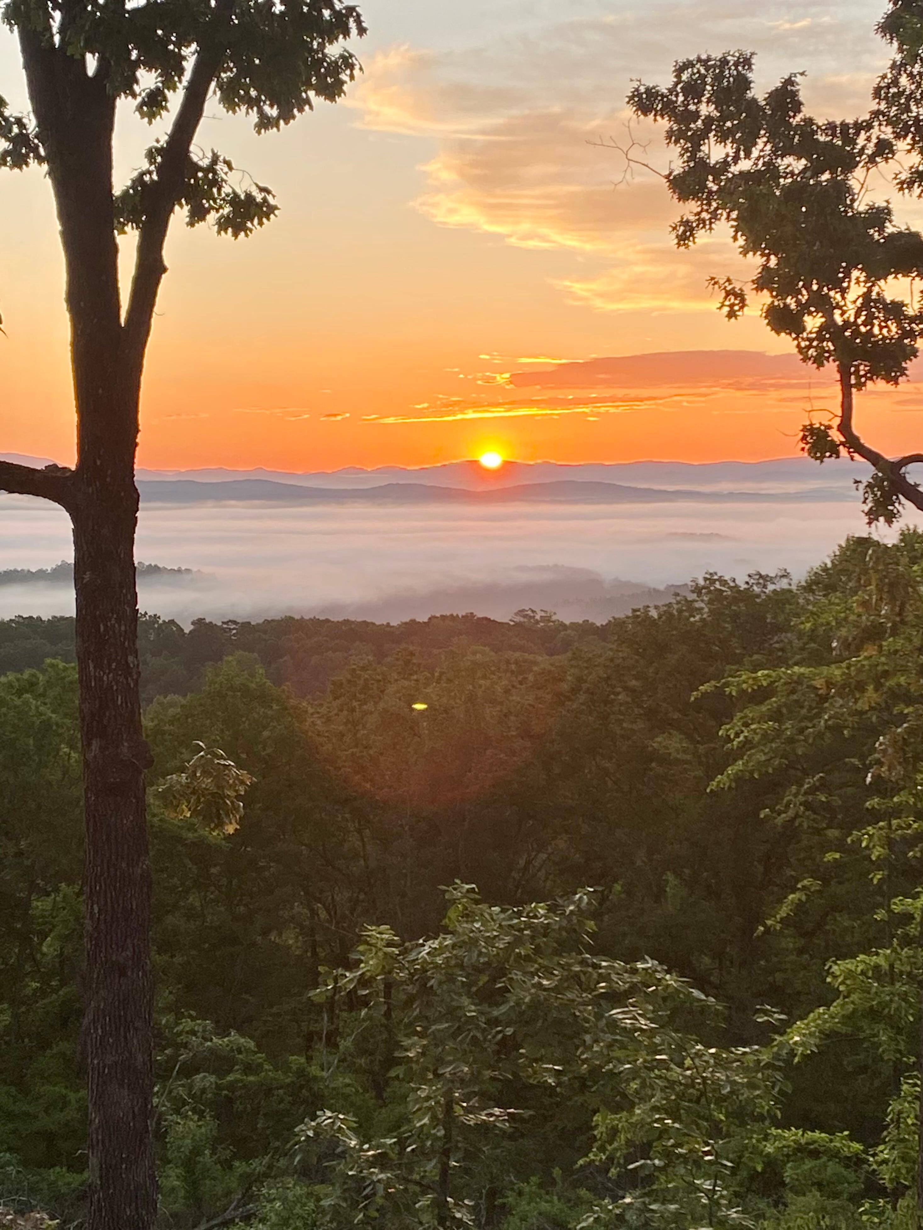 Sunrise above the clouds!