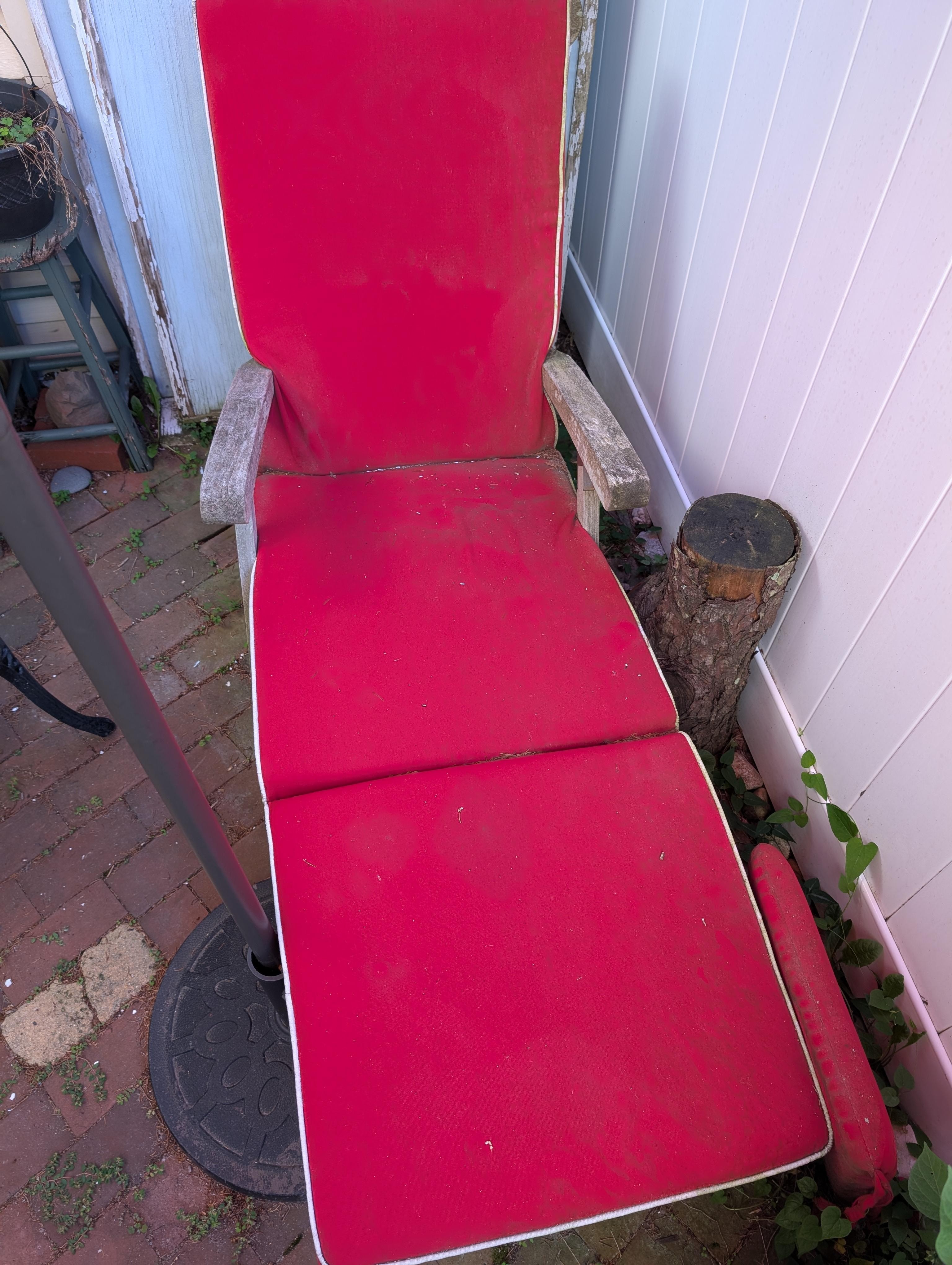 Cushion probably should have been stored away and only brought out per person 