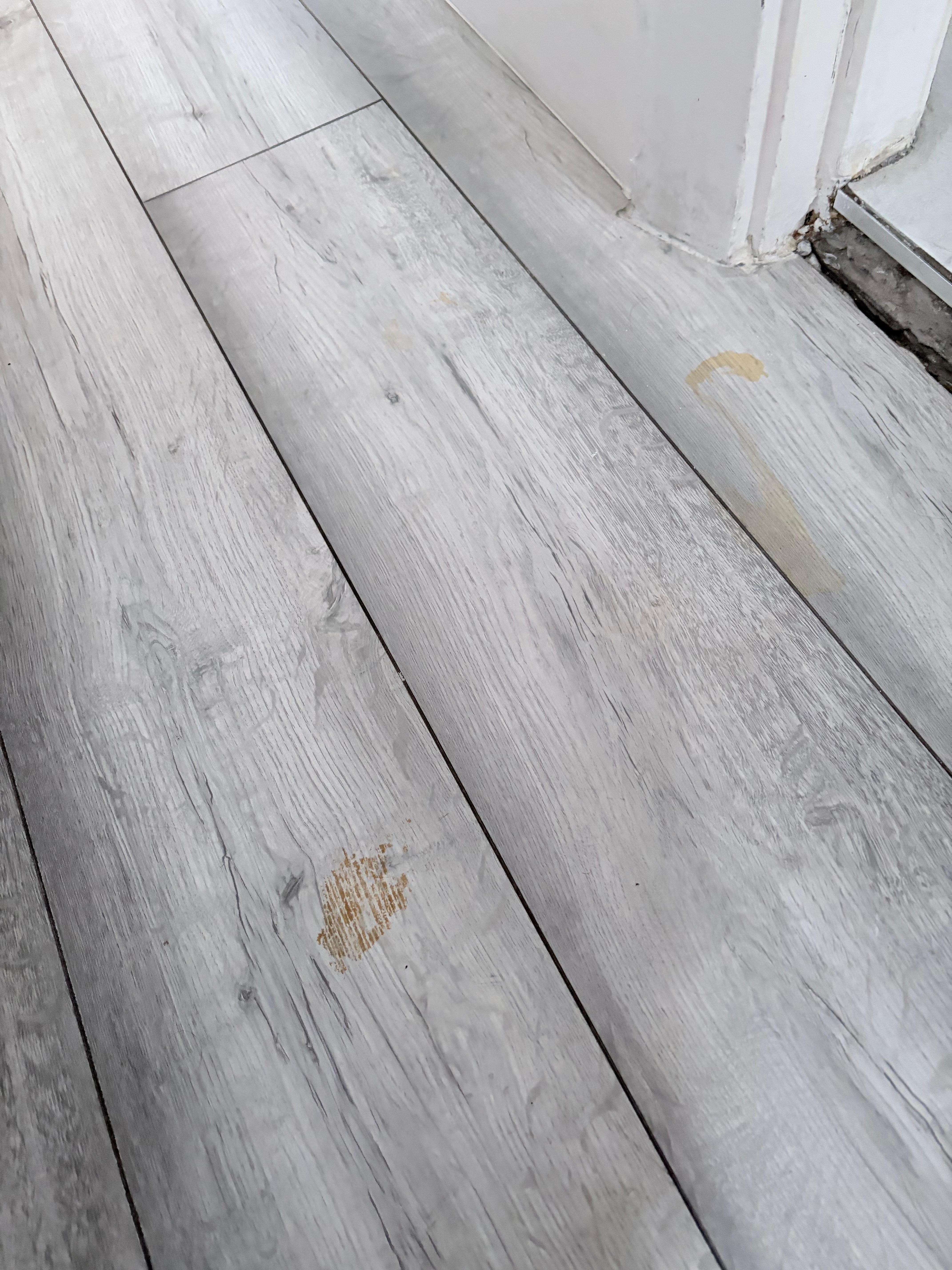 Stains on the floors