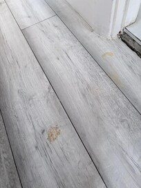 Stains on the floors