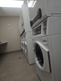 Very clean and convenient laundry area