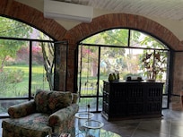 From inside the casita