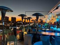 We ended each day watching the sunset at the rooftop bar and restaurant. Fantastic view and service