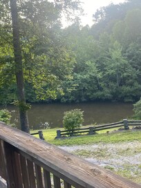 From the back porch.