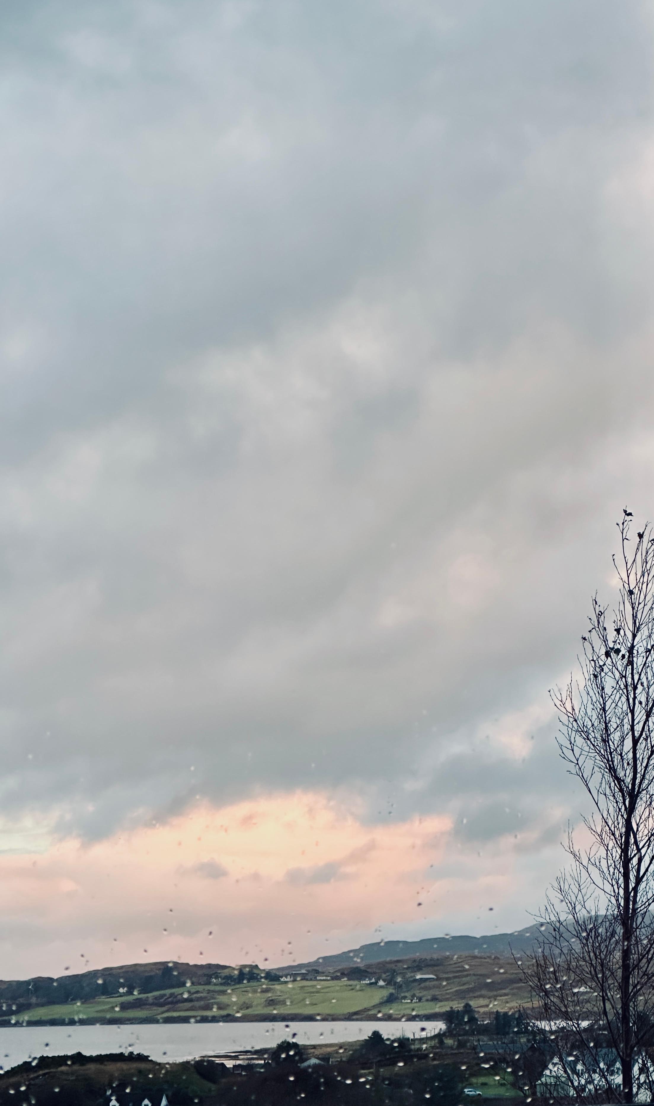 Stormy weather towards Isle of Harris
