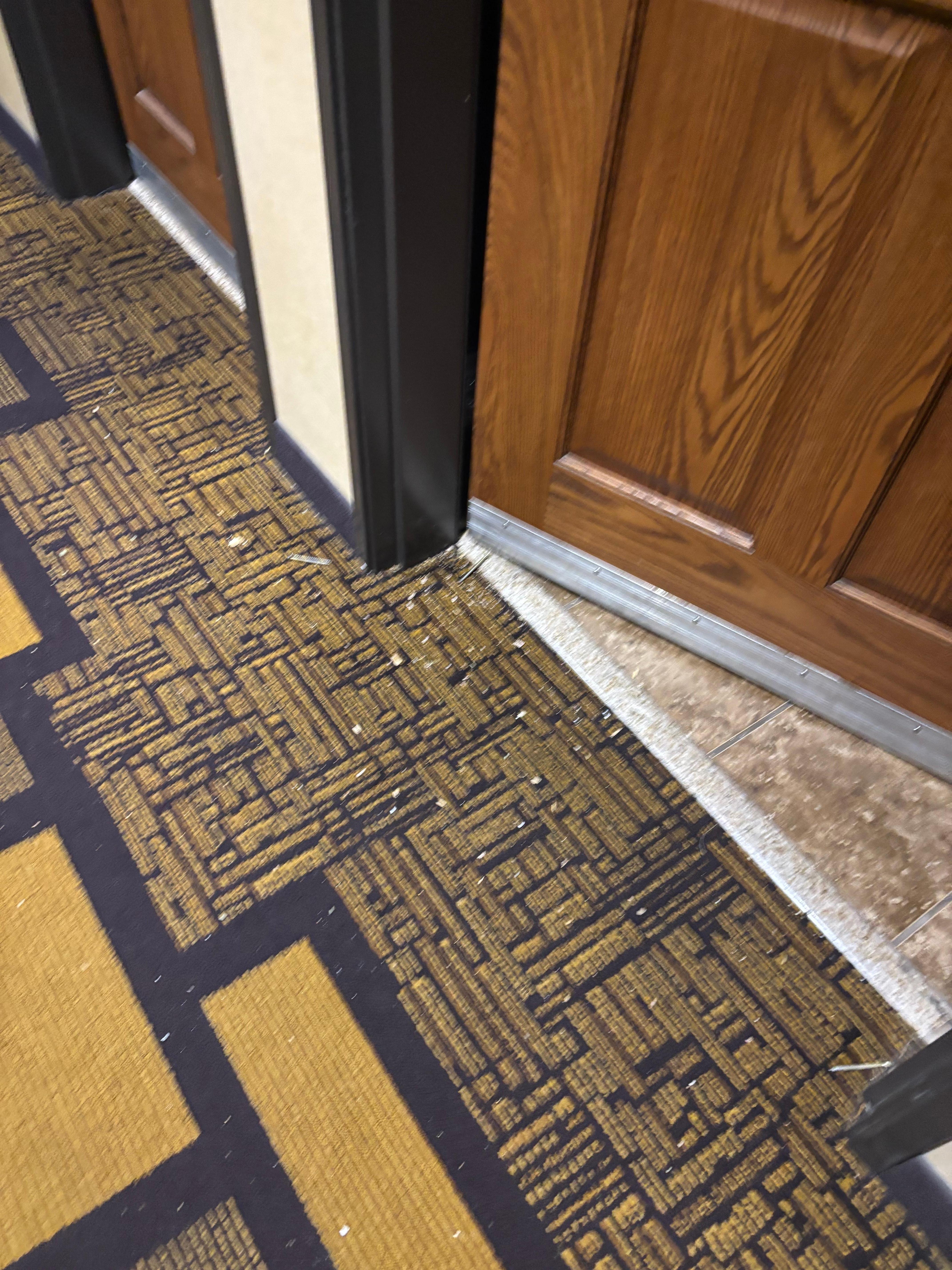 Room door entire stay