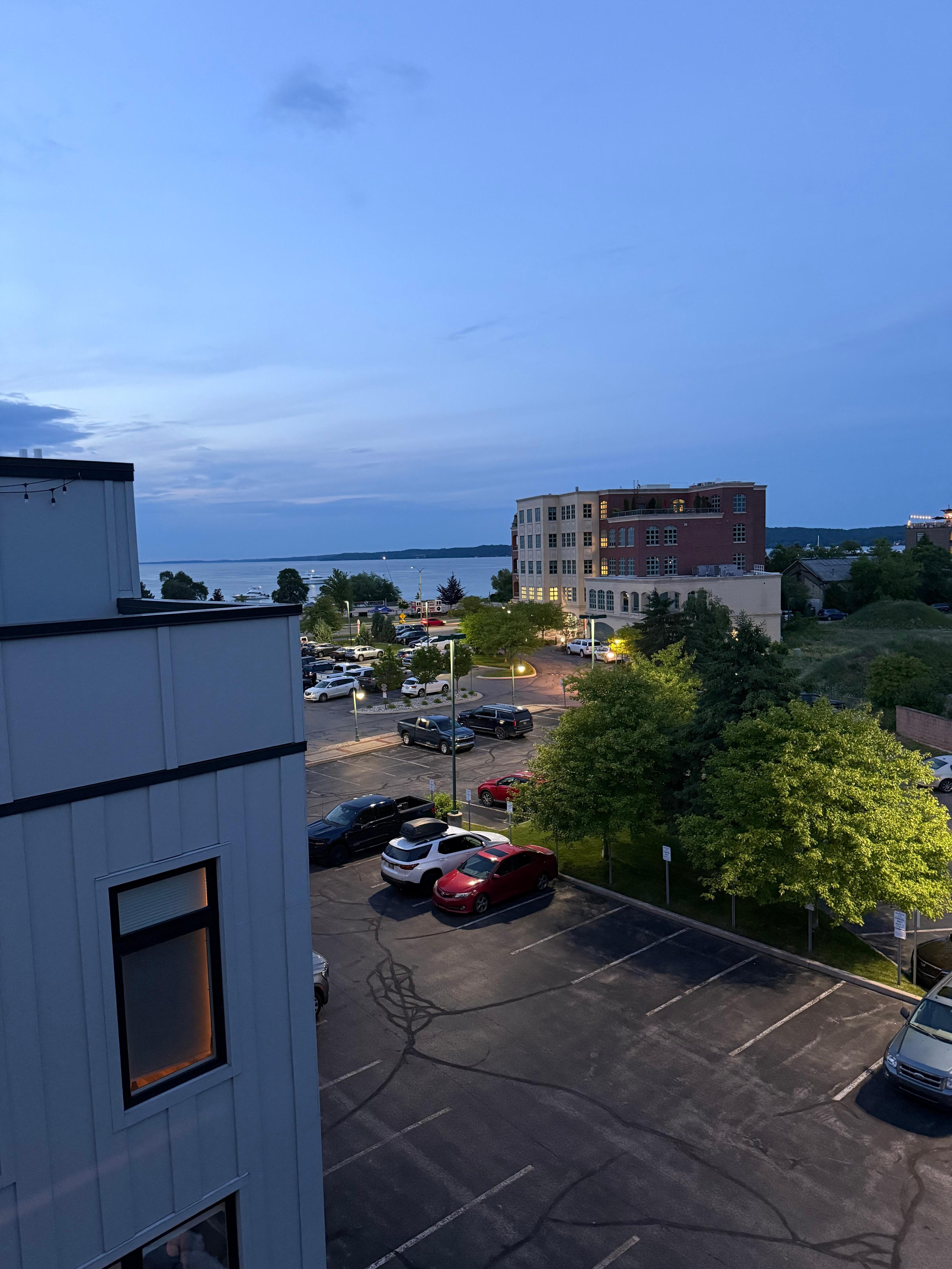 Rooftop patio views