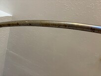 Rusted shower rod