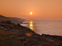 South West coastal walk for sunset