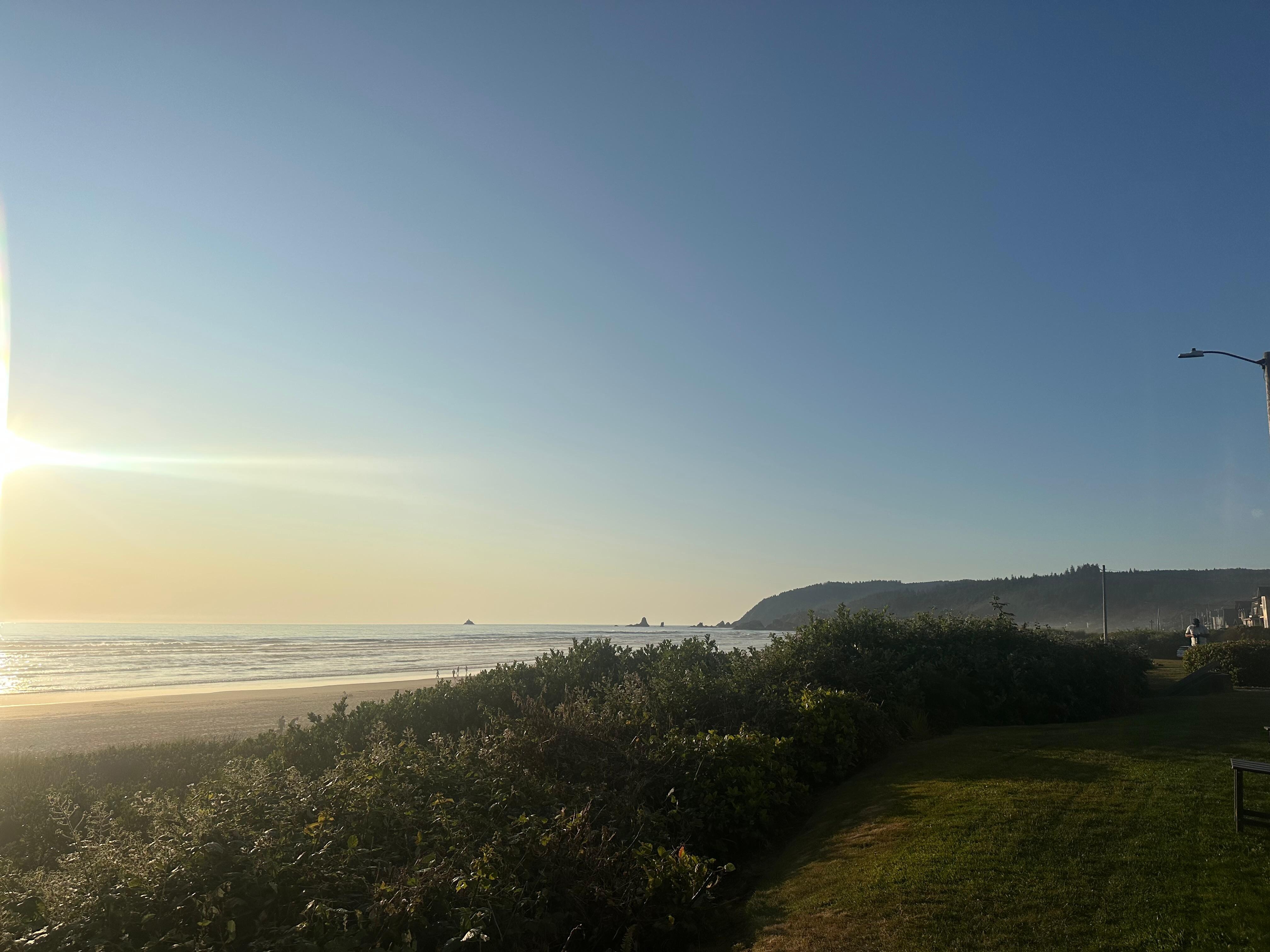 View from oceanfront room.