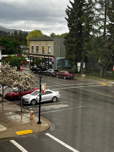 View from living room of Maine St.