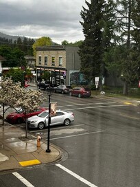 View from living room of Maine St.