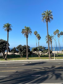 View in front of the hotel outside