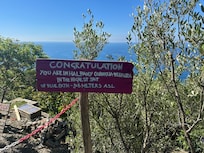 Blue trail to Corniglia