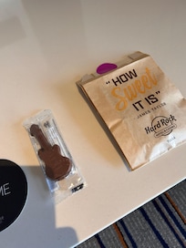 Cookie and chocalate upon checkin