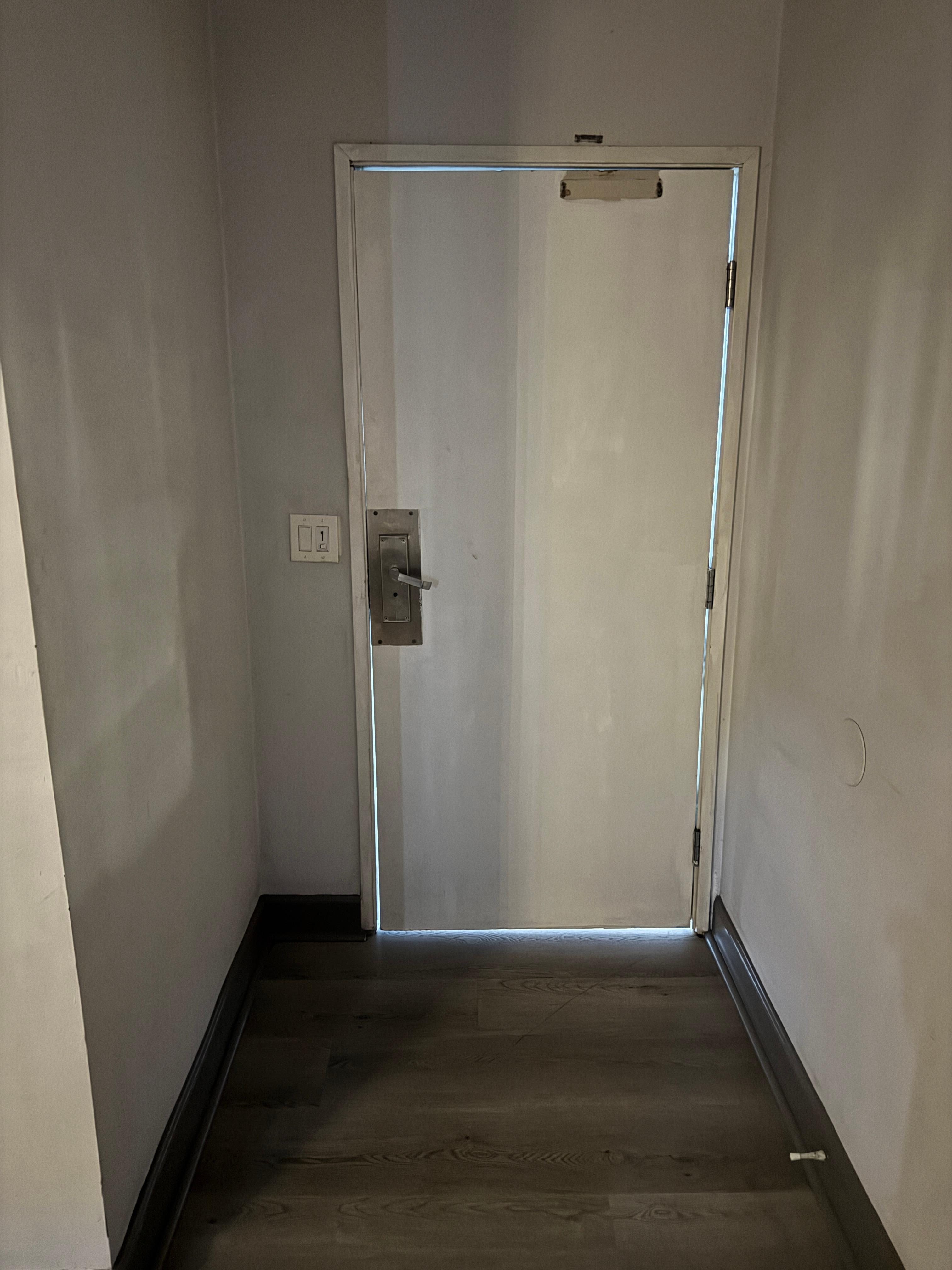 Door not secure when closed