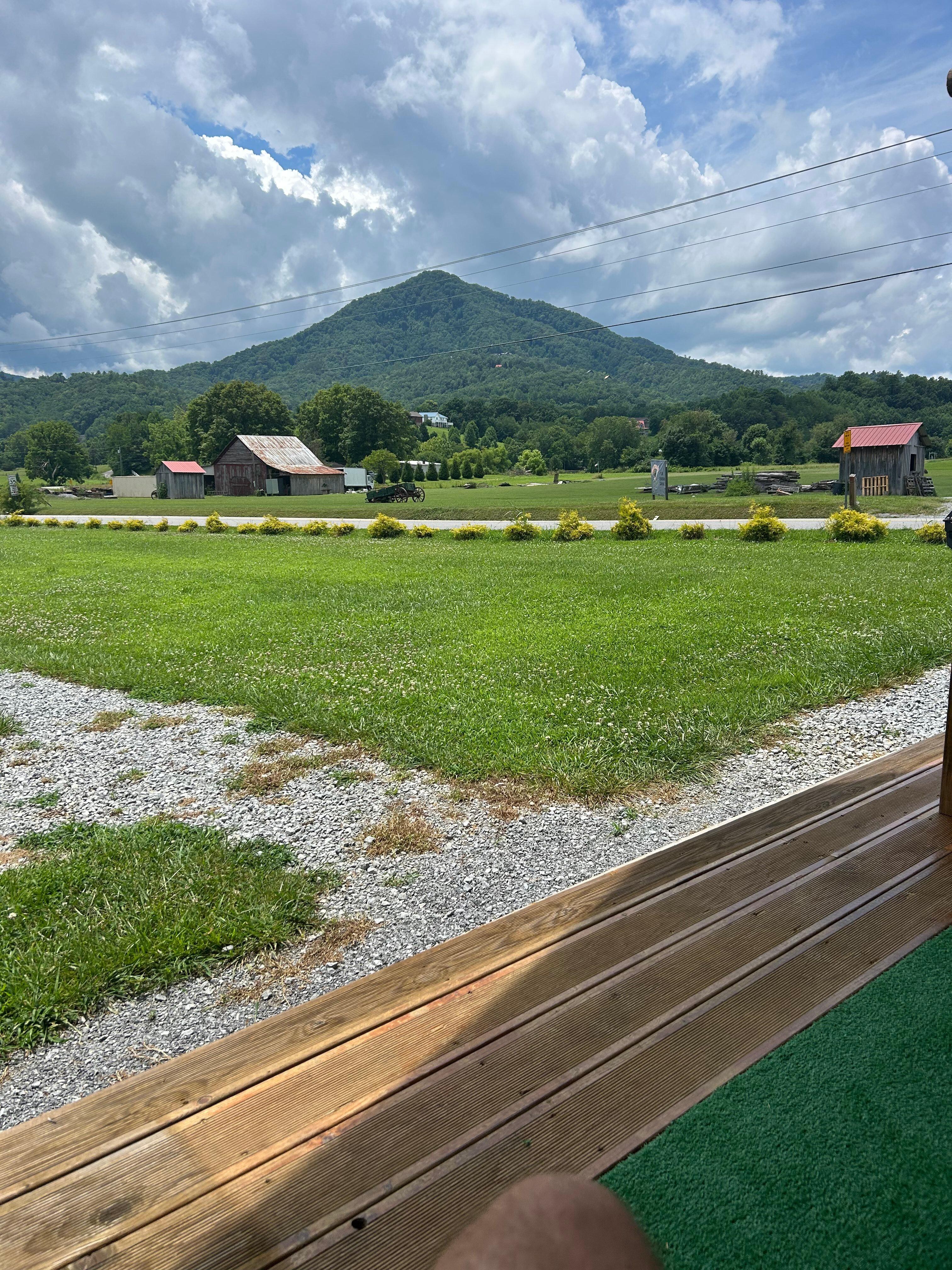View from the porch