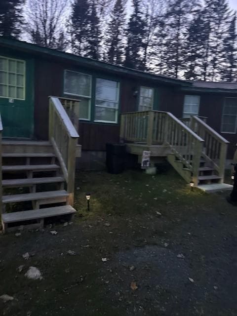 one of the sides of the property (Rental Cabin/apartments)