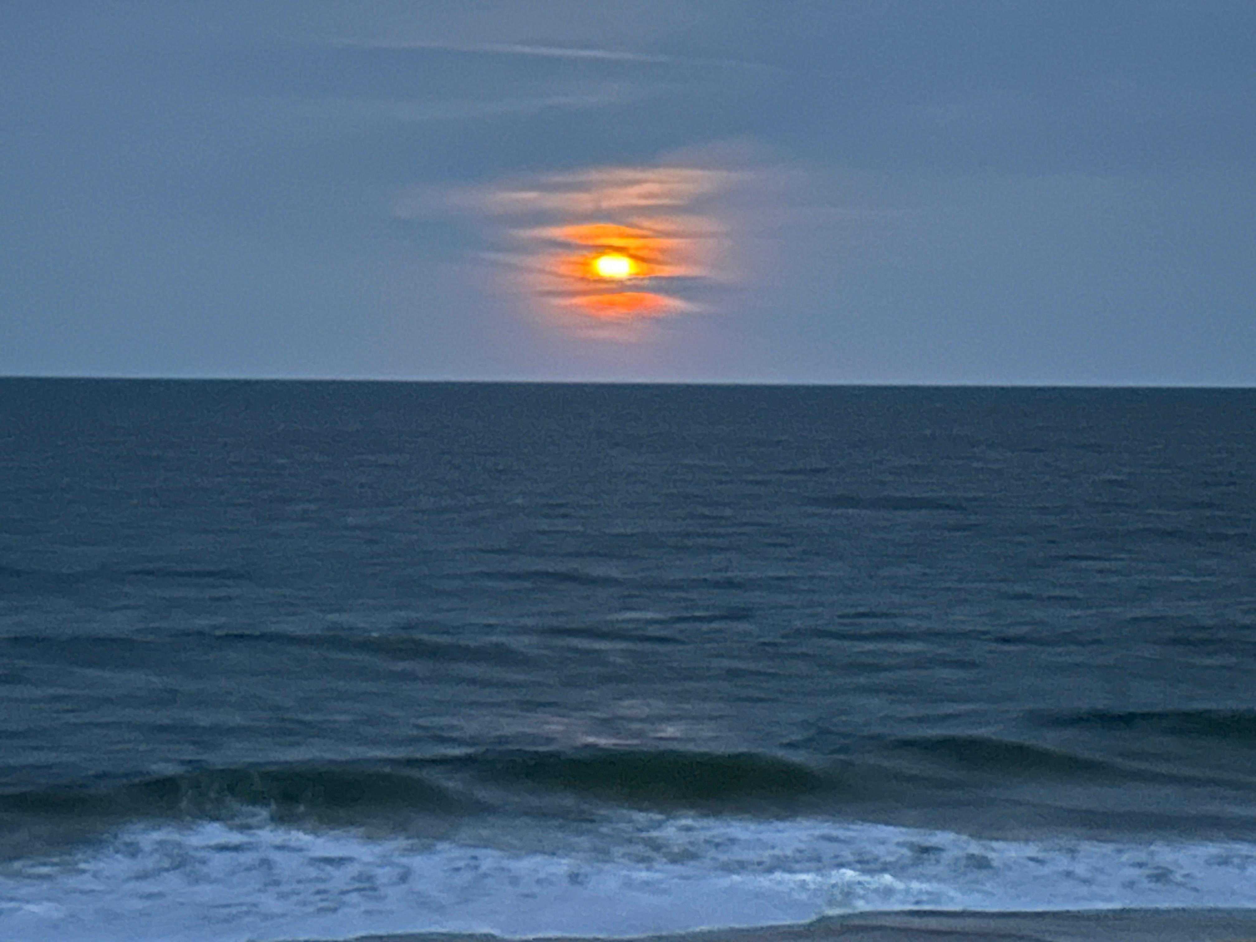 Sunrise from balcony
