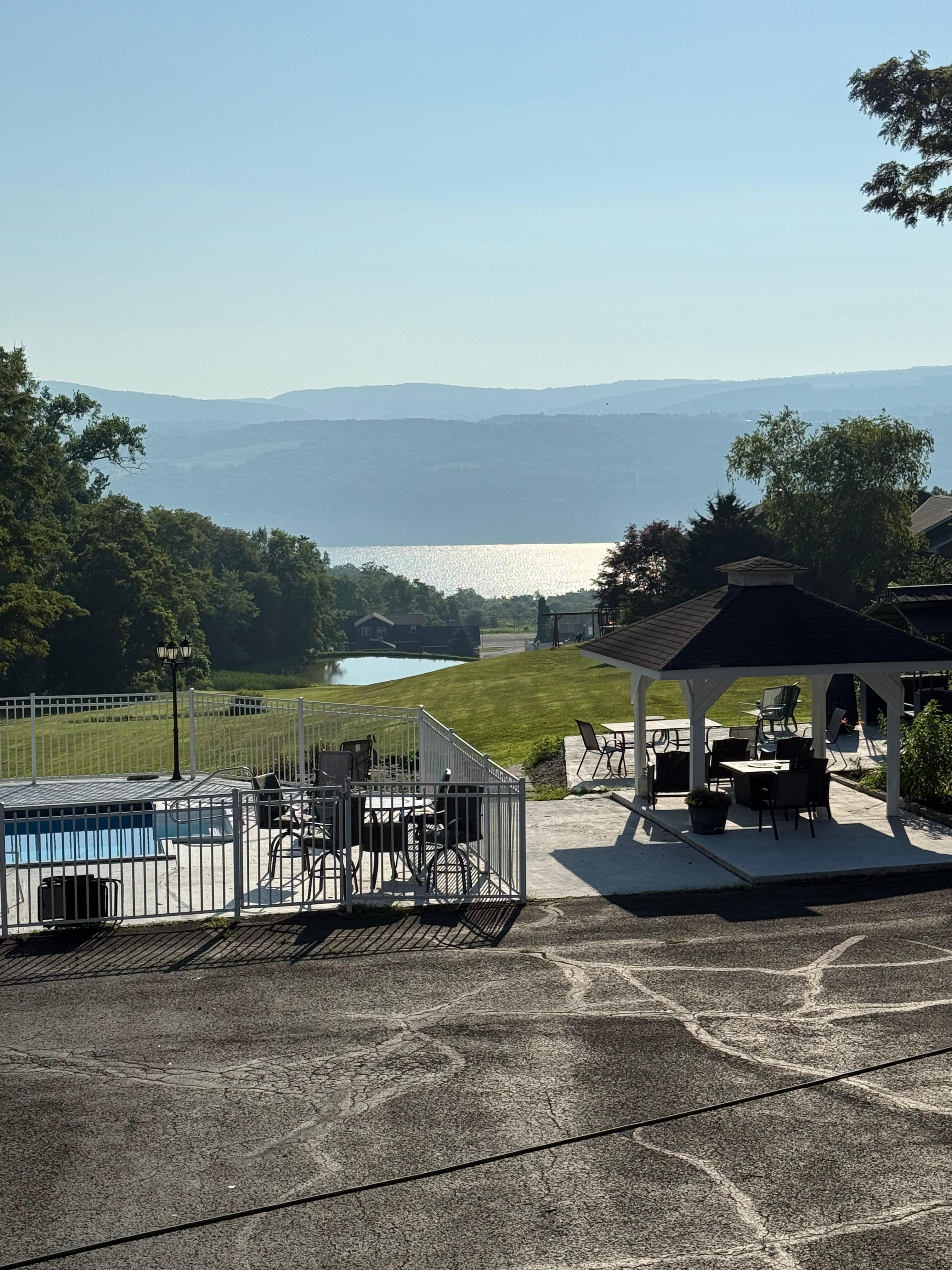 View from deck