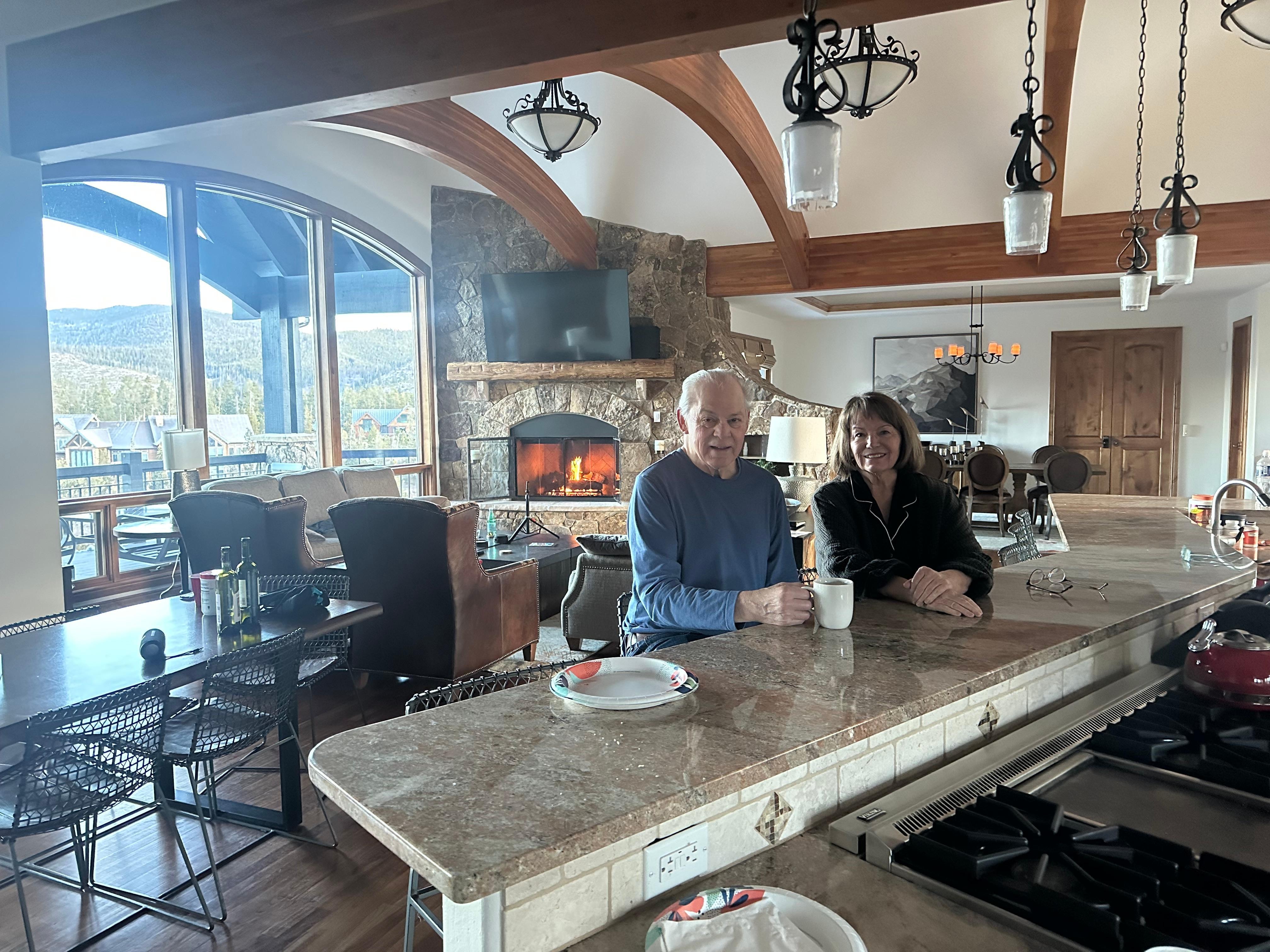 Kitchen in the morning.