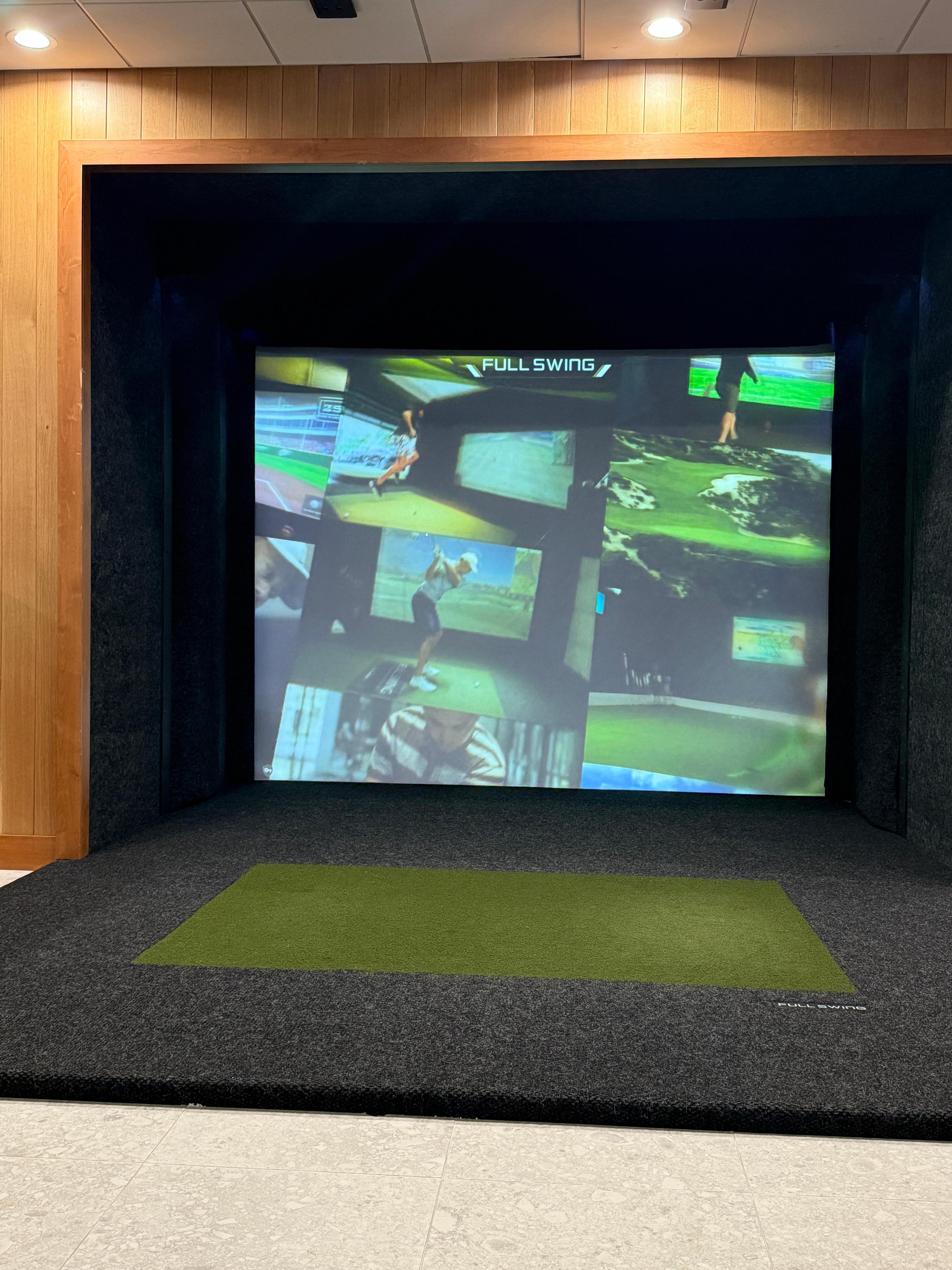 Golf/baseball simulator 