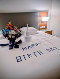 Verjaardag surprise van het hotel Salalah Garden Hotel Oman