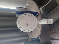 The Maldron's substitute for air con - bottle for scale