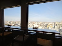 朝食会場の眺望