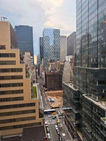View from shared balcony