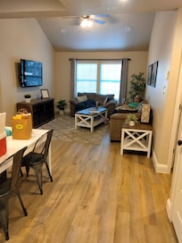 Great open space for TV viewing or visiting