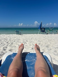 Free beach chair service