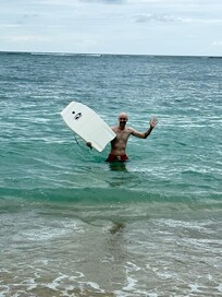 Enjoying the water