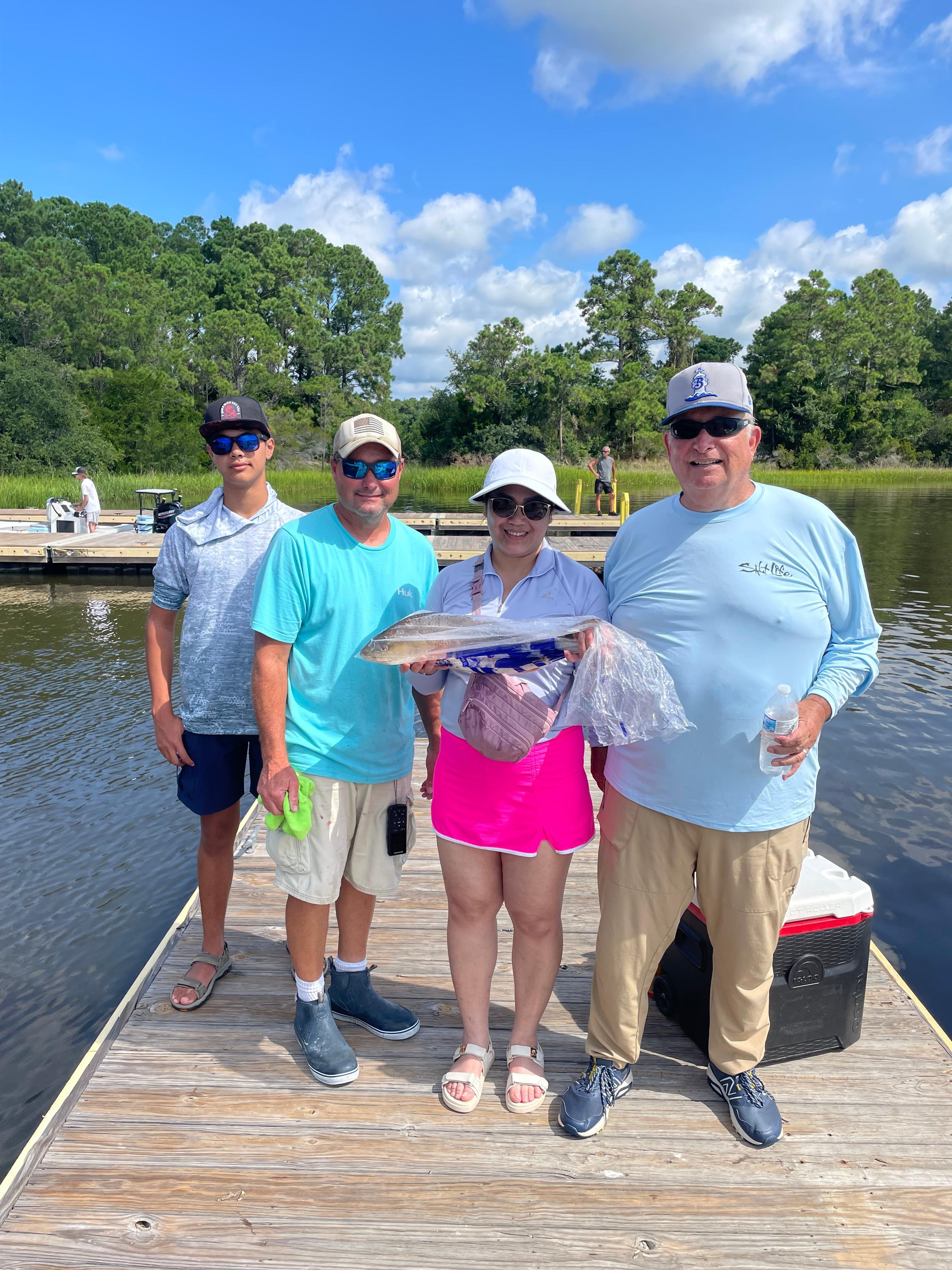 Fishing charter with CPT Artie on the Hound-dog! 
