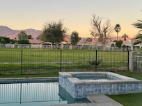 Morning view from back patio