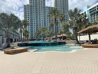 Beautiful, large heated pool.