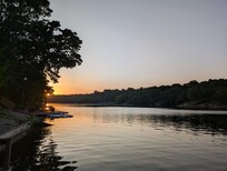 Sunset from dock