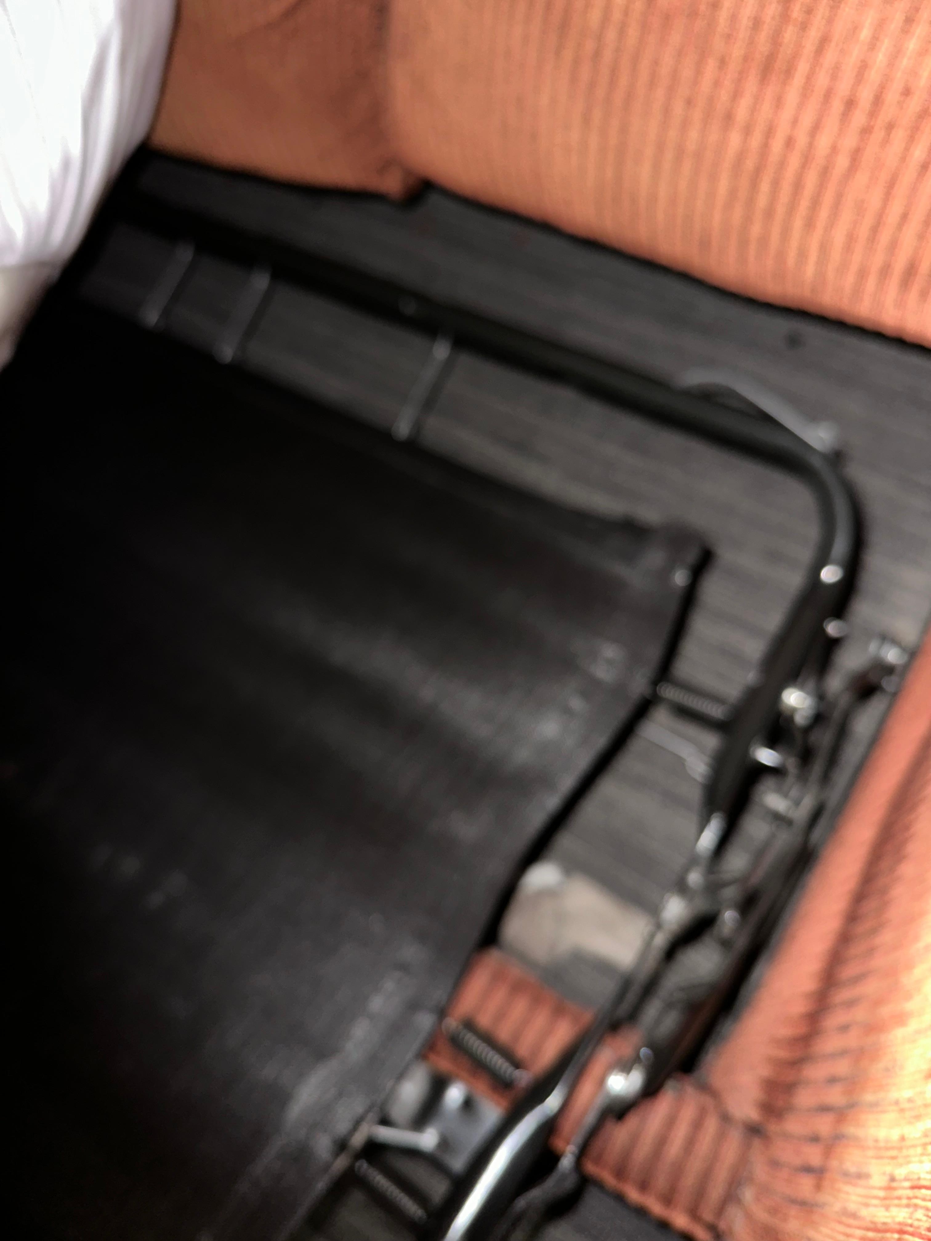 Broken bed unable to use plus could literally feel the springs 