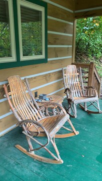 Loved the rocking chairs, our favorite place to be!