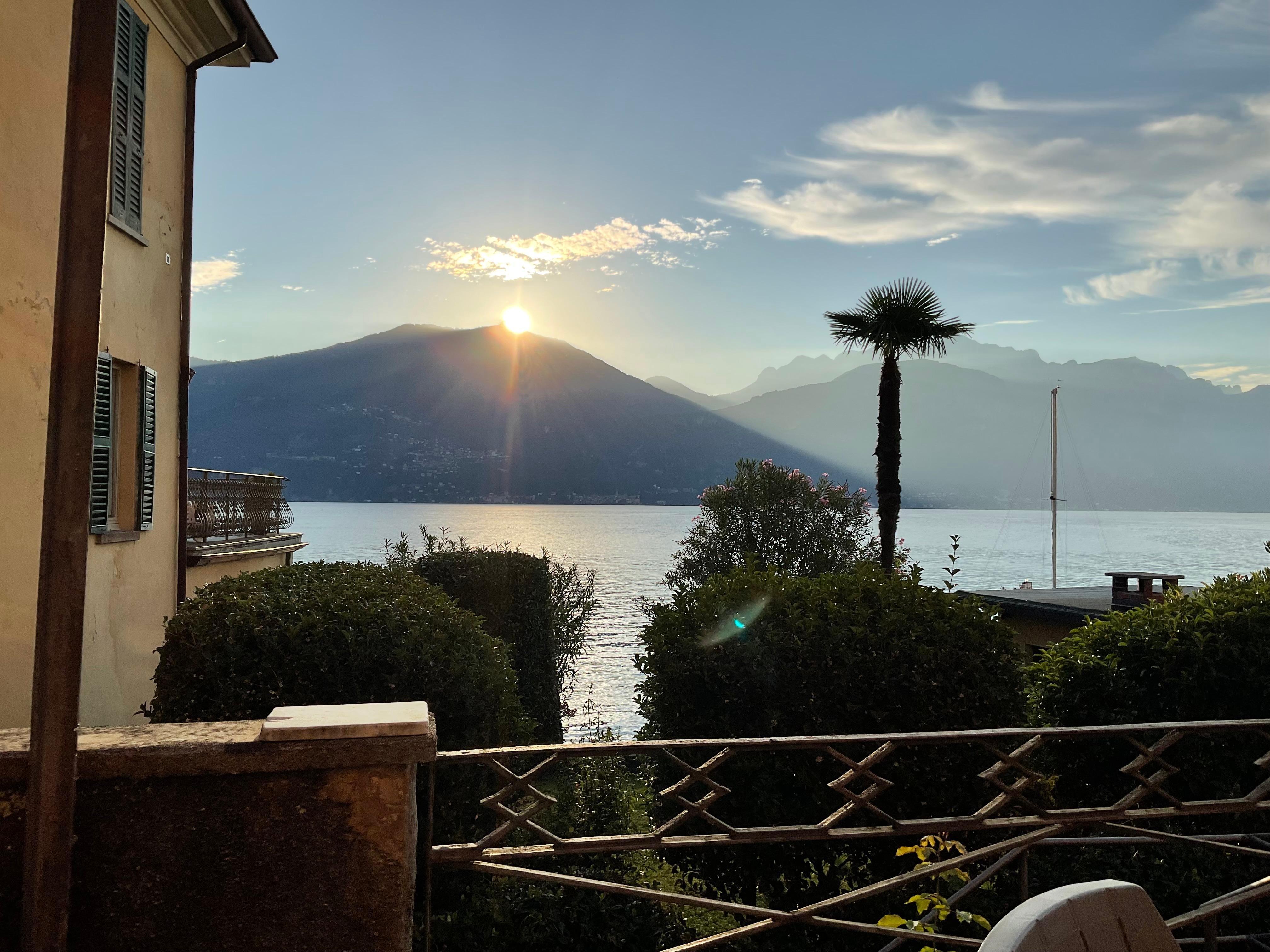 Sunrise on the terrace 