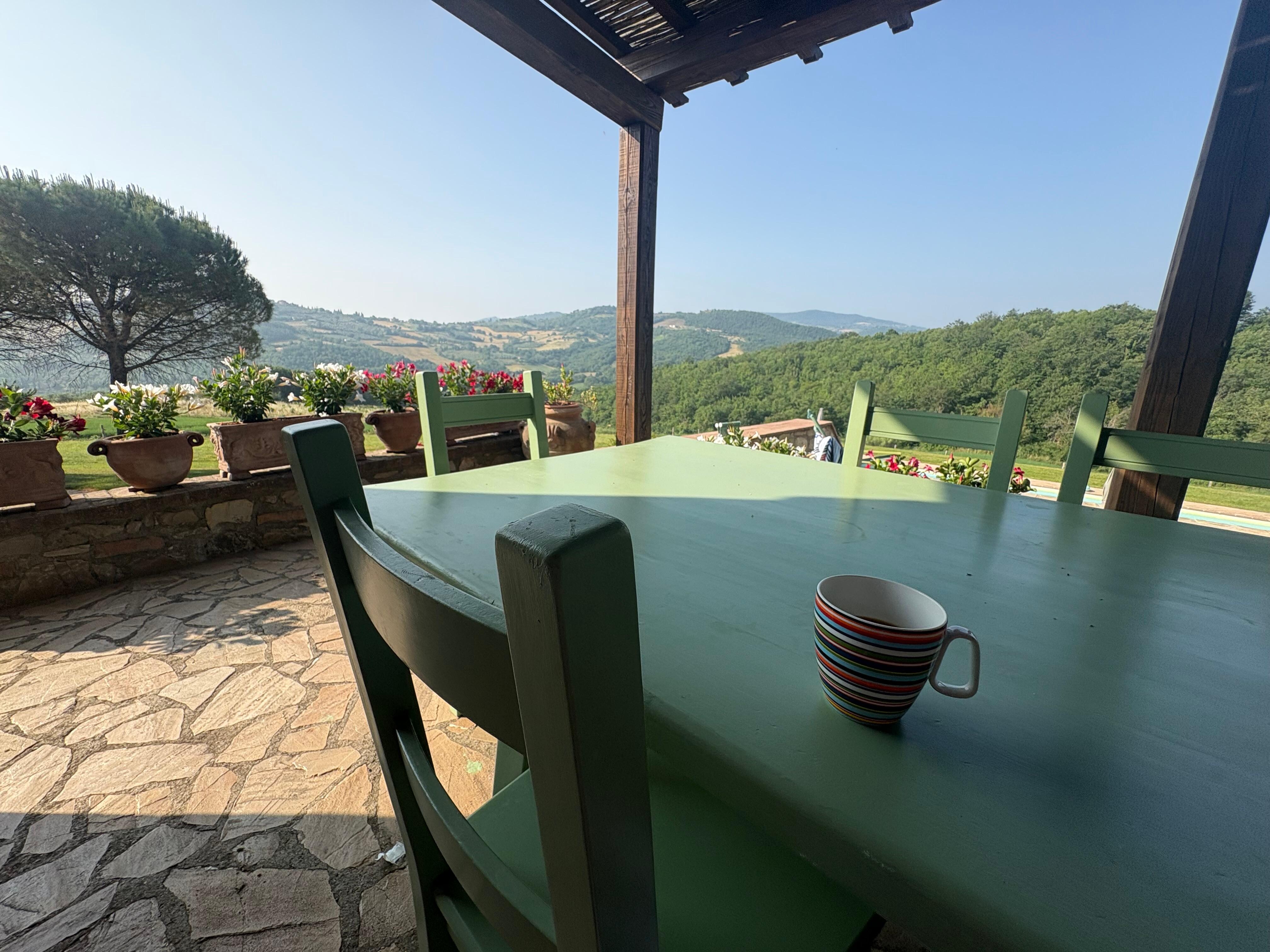 Loved sitting out on the back porch an just enjoying the view. 