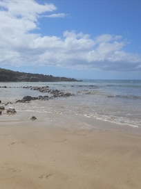 Beach across the street