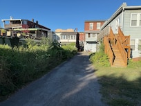 Ally to the back of the building
