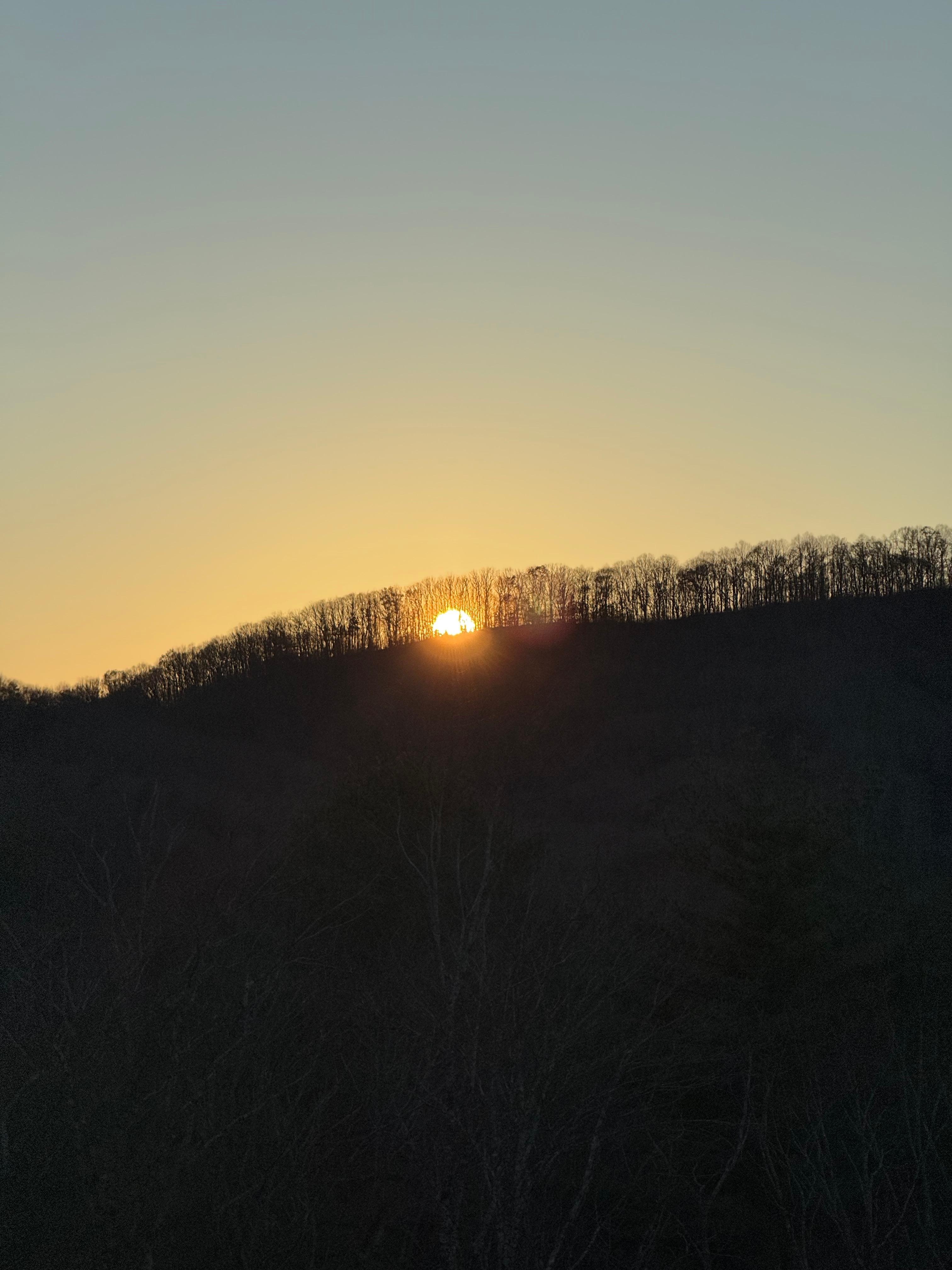 Sunset from back porch