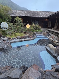 Pool was right outside my cabin.