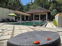 2nd pool by the restaurant.
