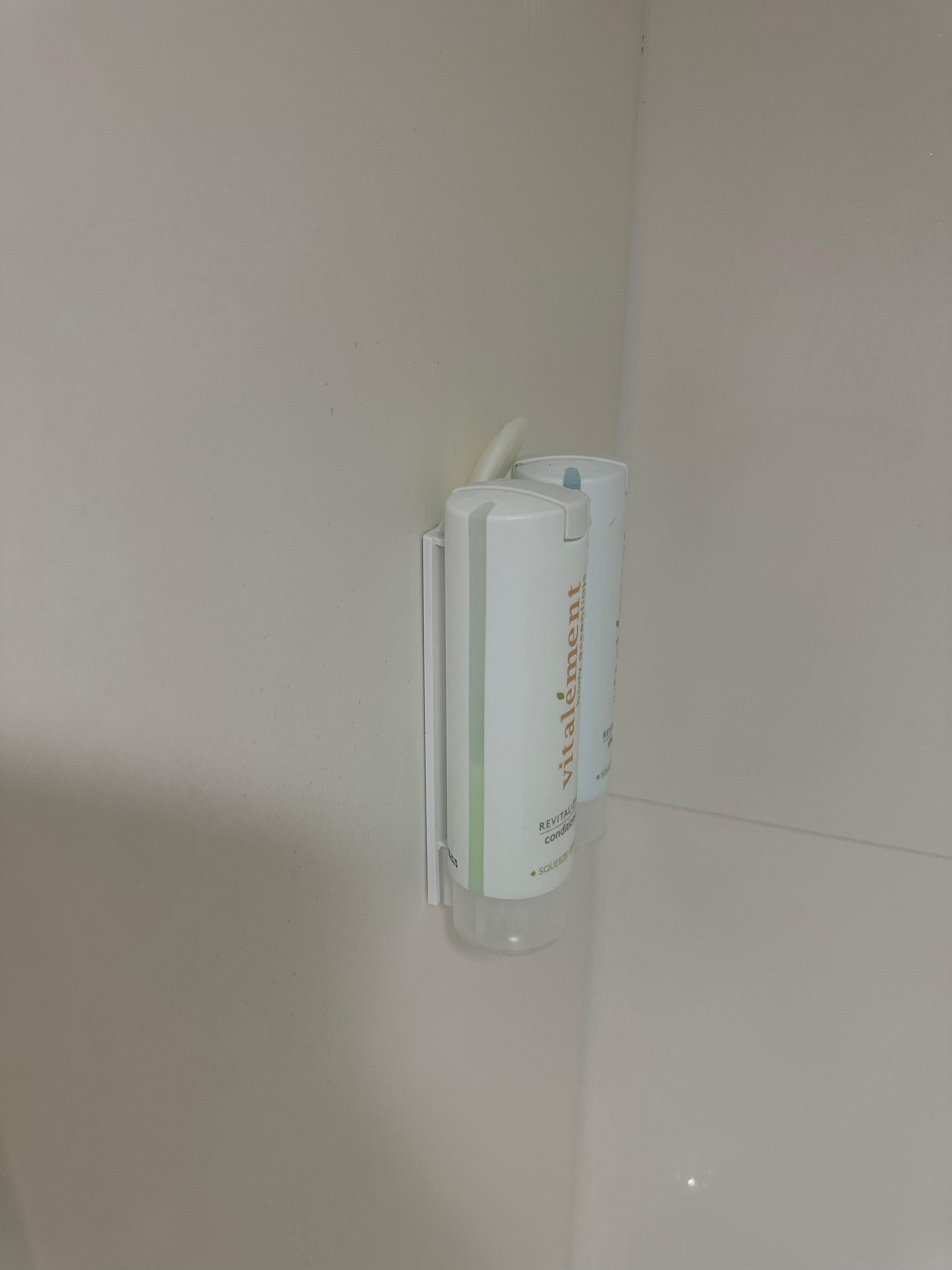 Shower where the used soap was left
