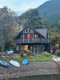 View of the house from the dock.